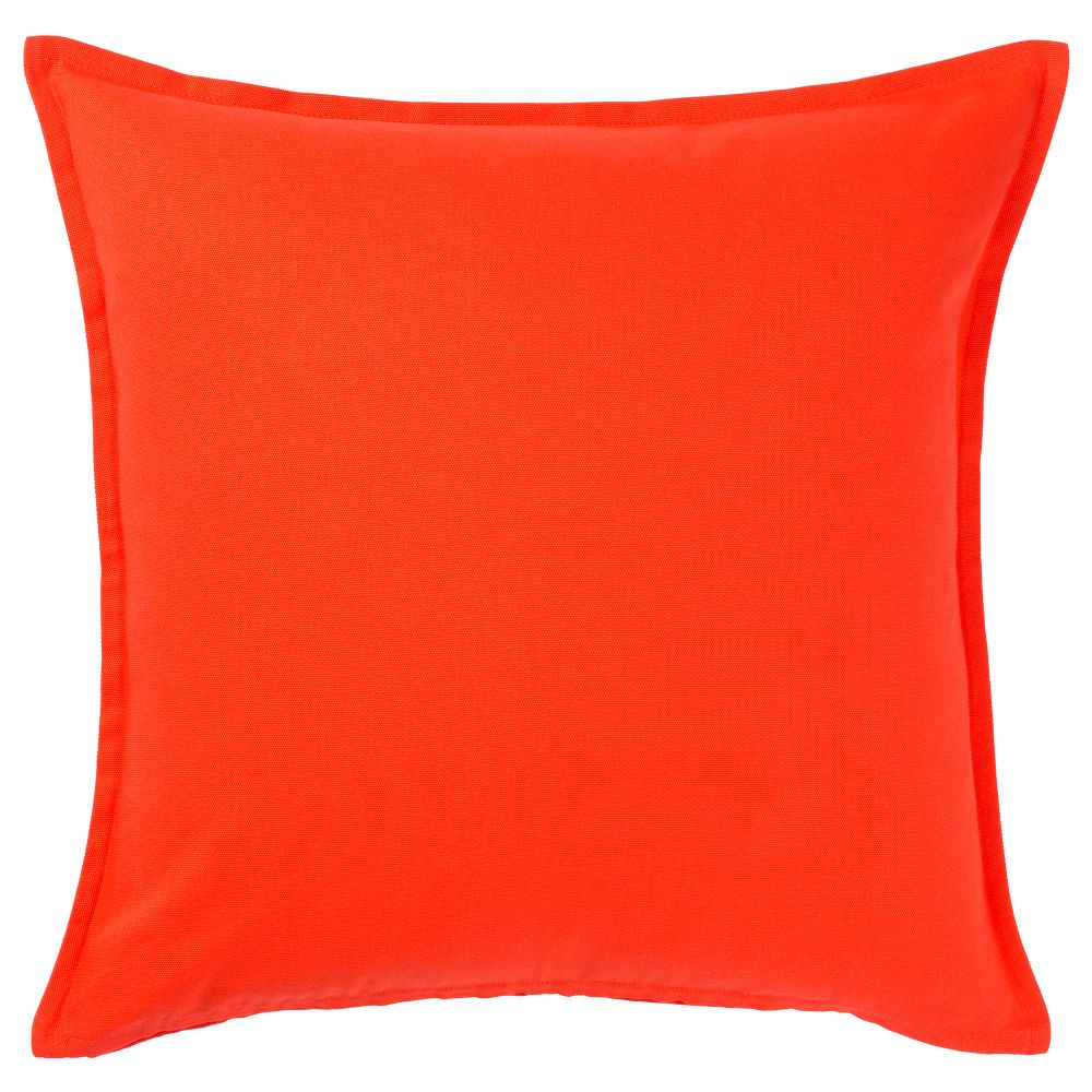 Чехол на подушку ГУРЛИ, ярко-оранжевый (50x50 см) - фото 1