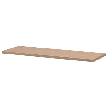 Полка дополнительная, 76x26 см, дубовый шпон, беленый IKEA BILLY БИЛЛИ 004.042.75
