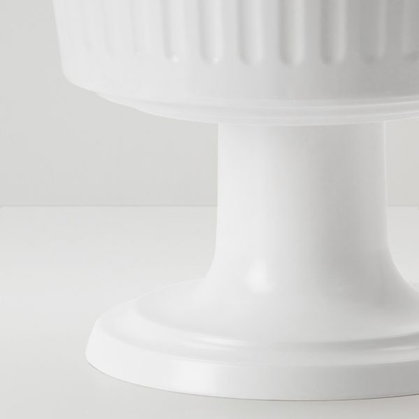 Вазон, для дома, улицы белый 24 см IKEA ЦИТРОНМЕЛИСС 304.645.12 - фото 4