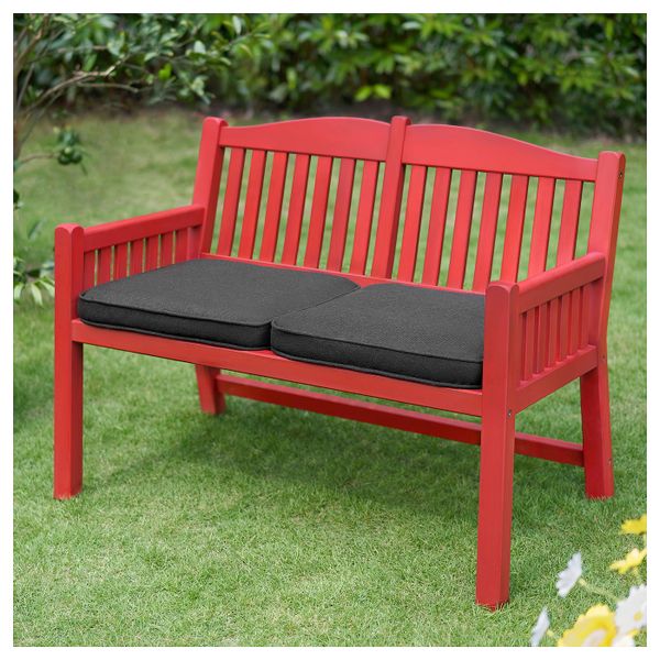 Садовая скамья со спинкой, красный/ЙЭРПОН/дувхольмен антрацит IKEA PÄRONHOLMEN ПЭРОНХОЛЬМЕН 194.262.63 - фото 5