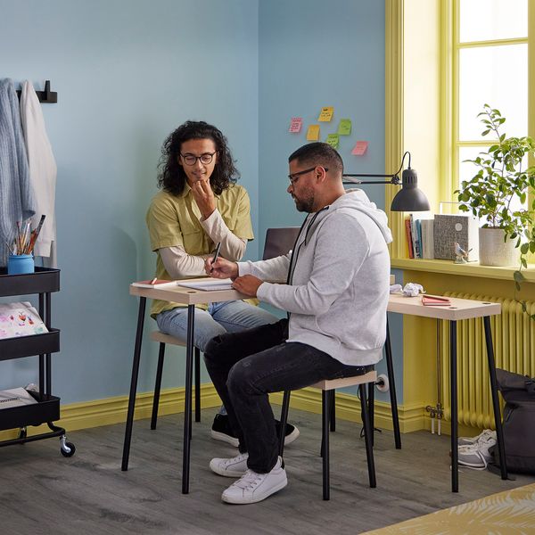 Комплект столов с табуретами,4 предмета, черный под березу IKEA FRIDNÄS 705.042.76 - фото 5