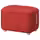 OSKARSHAMN Табурет для ног с ящ д/хрн - Tonerud красный
