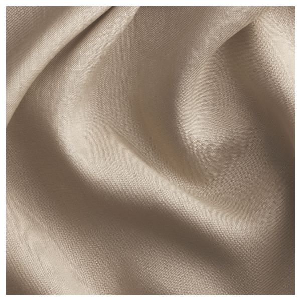 Гардины, 1 пара АЙНА, бежевый (145x300 см) - схема-чертеж с размерами