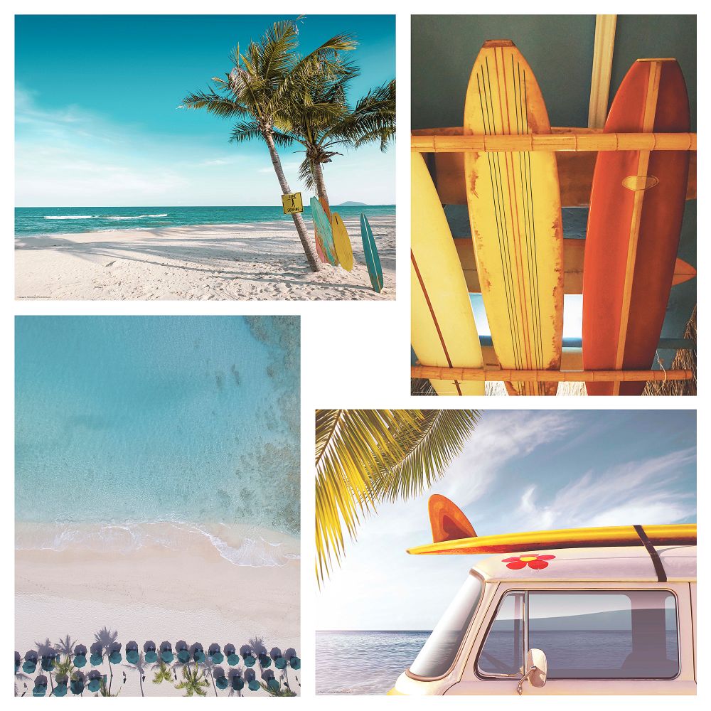 Постер, 30x40 см, Исчезающий серфинг IKEA DRÖMBILD ДРЁМБИЛЬД 805.685.12 - фото 1