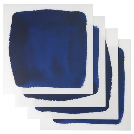 Салфетка под прибор СОММАР 2016, синий, белый (37x37 см)