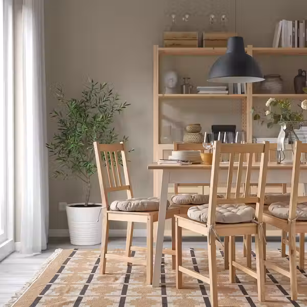 VIPPÄRT Подушка на стул - бежевый 38 см - фото 2