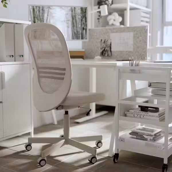 FLINTAN Рабочий стул - бежевый - фото 5