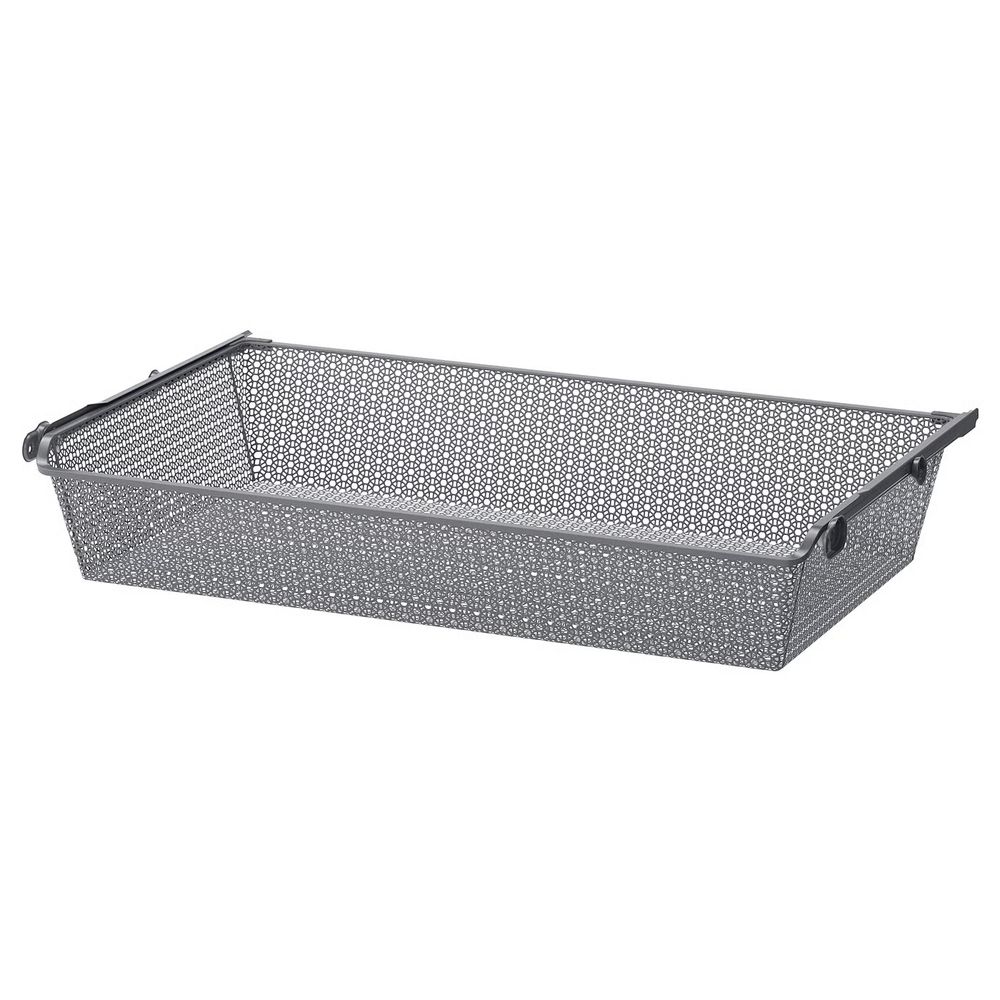 KOMPLEMENT Металлич. корзина с направляющими - темно-серый 100x58 см - фото 1