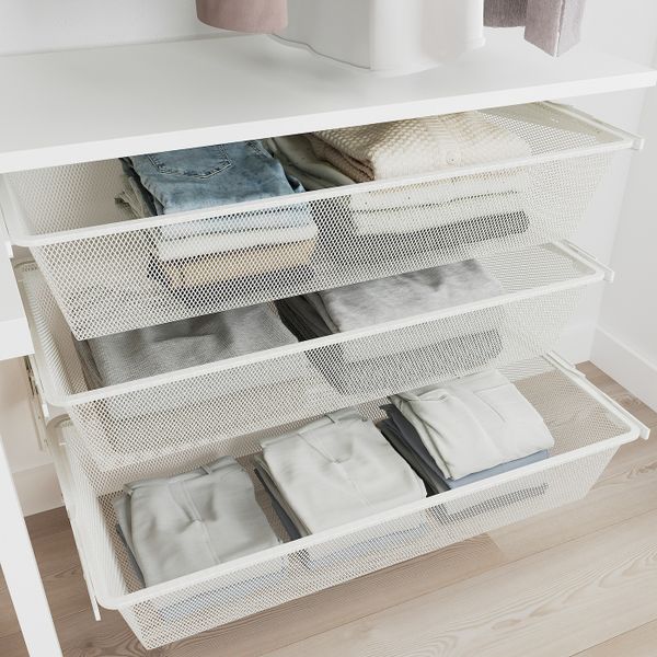 Комбинация гардероба со столешницей, белый 207x62x201 см IKEA BOAXEL БОАКСЕЛЬ / LAGKAPTEN ЛАГКАПТЕН 594.409.45 - фото 5