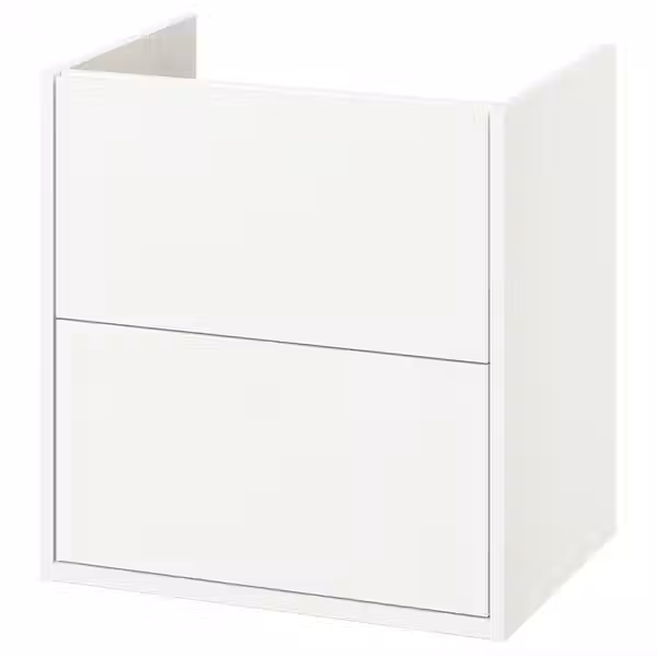 HAVBÄCK Шкаф для раковины с ящиками - белый 60x48x63 см - фото 1