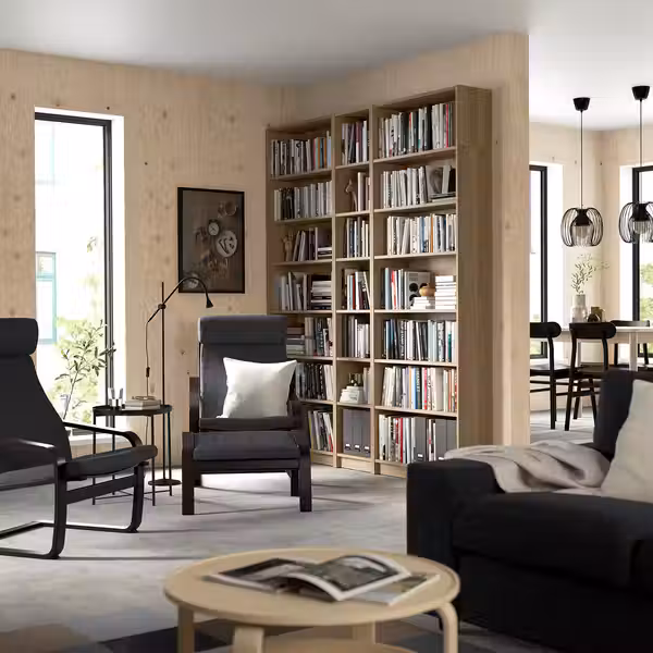 BILLY Стеллаж с дополнительными модулями - под дуб 200x28x237 см - фото 3