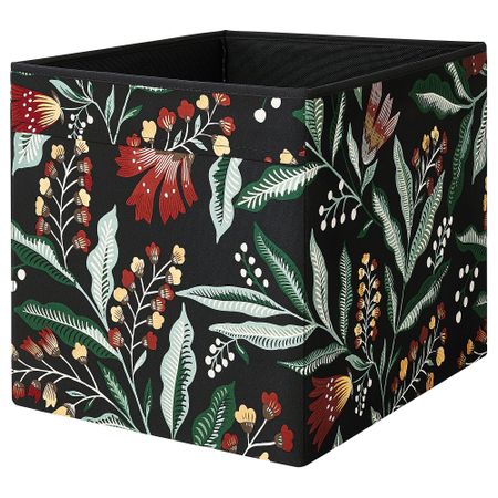 Коробка, 33x38x33 см, черный, разноцветный IKEA DRÖNA ДРЁНА 705.272.49