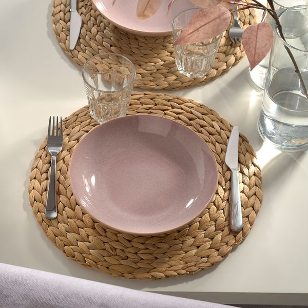 Тарелка глубокая, полированный розовый, 23 см IKEA FÄRGKLAR ФЭРГКЛАР 405.864.38 - фото 4