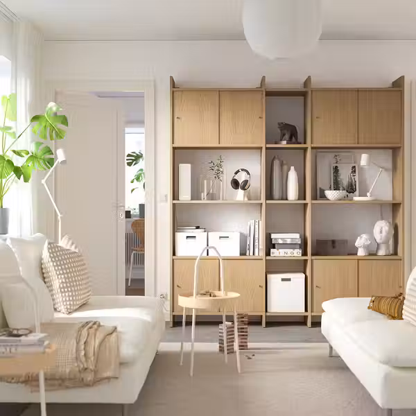 LÅDMAKARE ЛОДМАКАРЕ Комбинация для хран с раздв дверц - фото 2