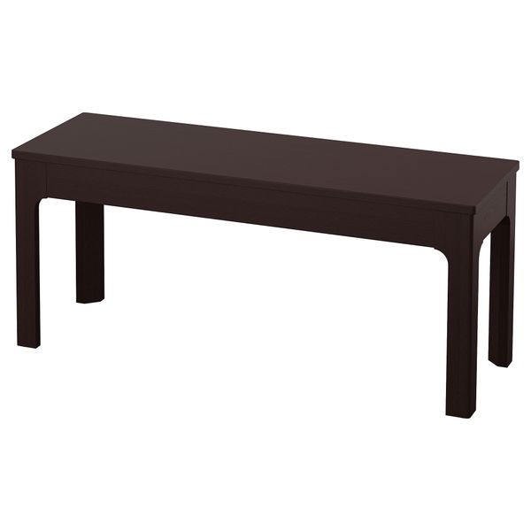 Скамья, темно-коричневый, 105x36 см IKEA EKEDALEN ЛЕН ЭКЕДАЛЕН 403.407.62 - фото 2