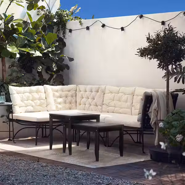 ÖRSKÄR Комплект столов, 2 шт - д/дома/улицы темно-серый - фото 3