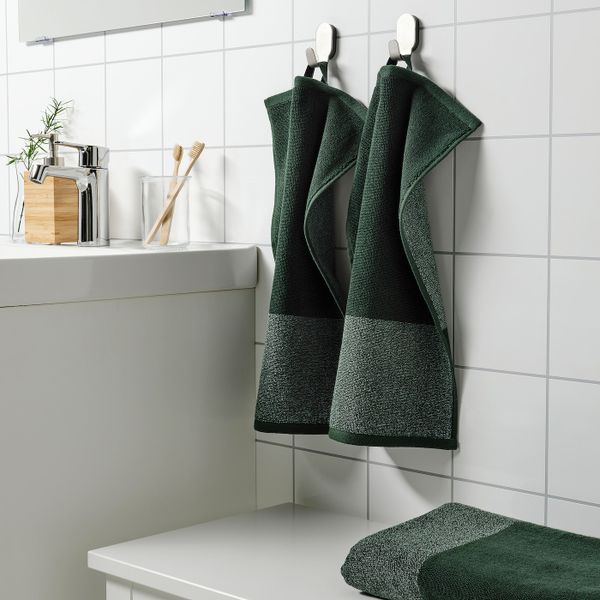 Полотенце, темно-зеленый/меланж 30x50 см IKEA HIMLEÅN ХИМЛЕОН 005.104.93 - схема-чертеж с размерами