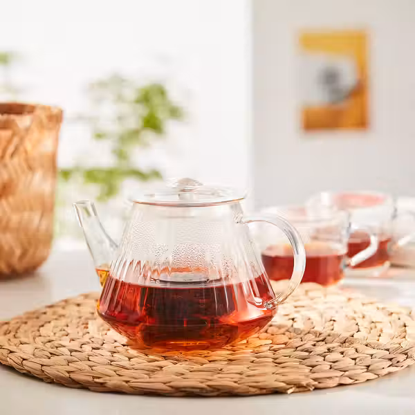 SKÄLRYTA СКЭЛРЮТА Чайник заварочный - прозрачное стекло 1 л - фото 4