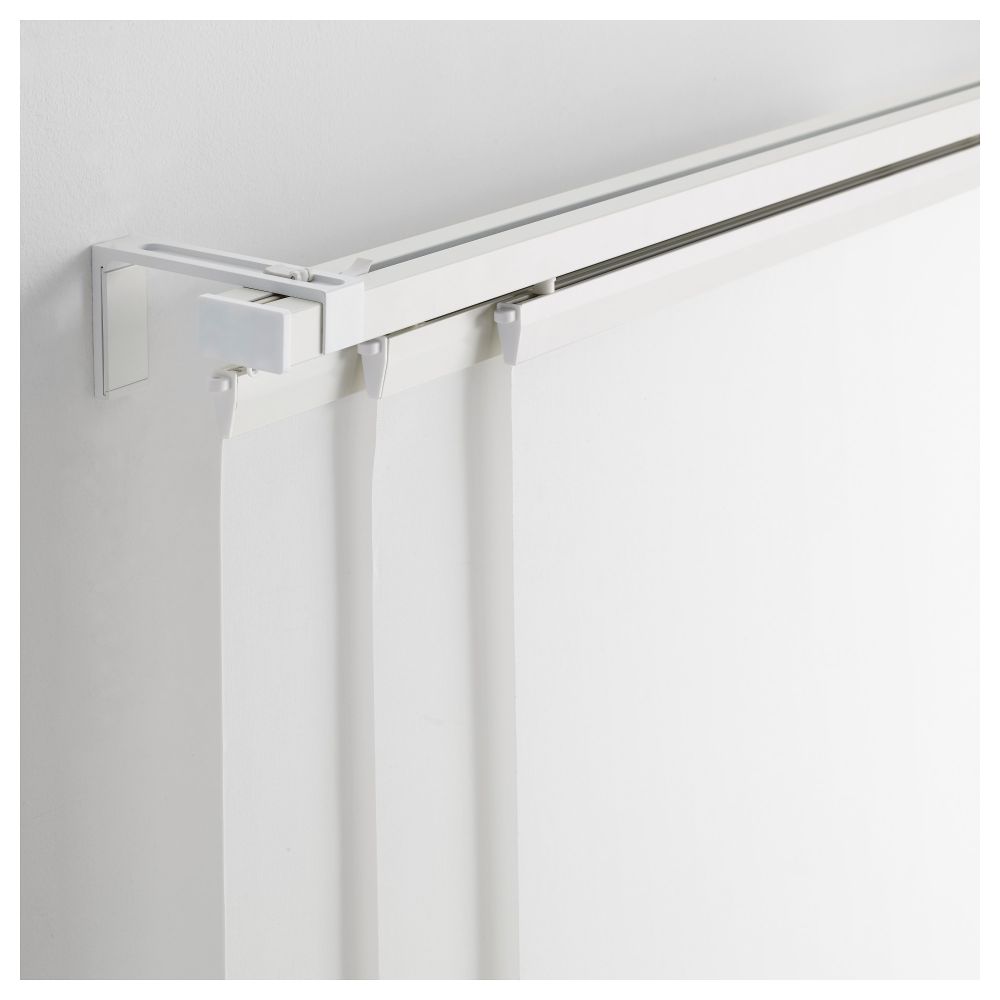 Гардинная шина, тройная ВИДГА, белый (140 см) - фото 1