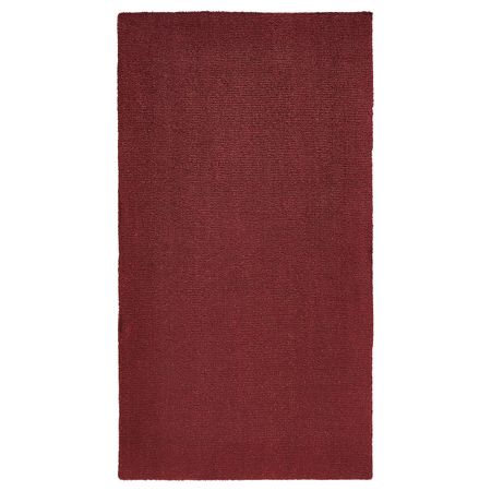 Ковер, короткий ворс, темно-красный 80x150 см IKEA TYVELSE ТЮВЕЛЬСЕ 704.437.87