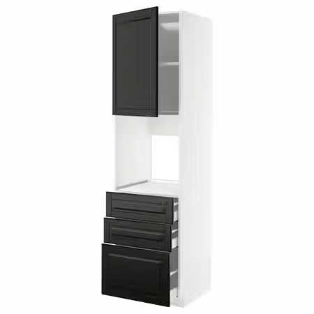 METOD / MAXIMERA Высокий шкаф д/духовки/дверь/3ящика