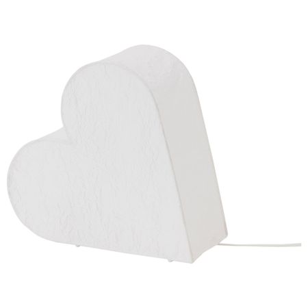 Украшение для стола, сердце, белый, 30 см IKEA СТРОЛА 104.441.10