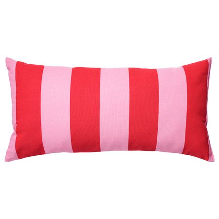 Подушка, розовый-красный/в полоску 30x58 см IKEA SARAKAJSA САРАКАЙСА 404.728.04