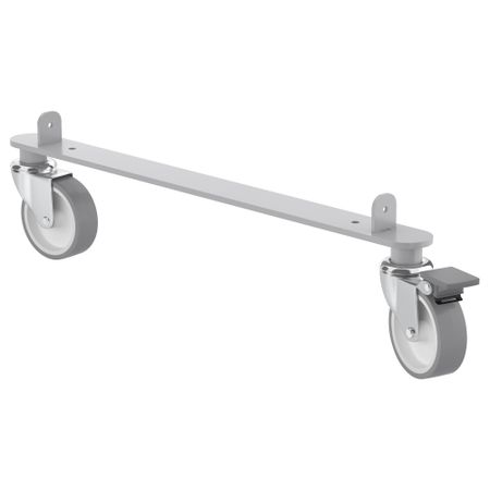 Набор колесиков КАЛЛАКС, серебристый (4x48 см)