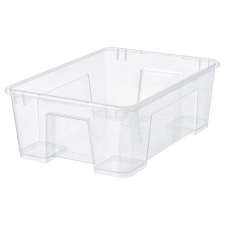 Контейнер, прозрачный 39x28x14 см/11 л IKEA SAMLA САМЛА 803.764.38