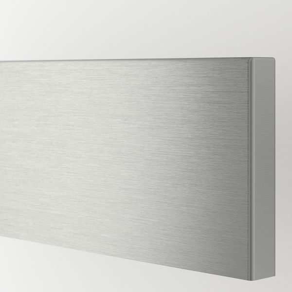 Фронтальная панель ящика, нержавеющая сталь 40x10 см IKEA ГРЕВСТА 403.971.50 - схема-чертеж с размерами