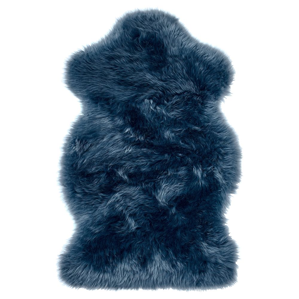 Овечья шкура, окрашенная, темно-синий IKEA СМИДИ 704.663.59 - фото 1