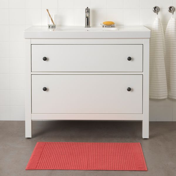 Коврик для ванной, светло-красный 50x80 см IKEA ALSTERN АЛЬСТЕРН 804.473.46 - схема-чертеж с размерами