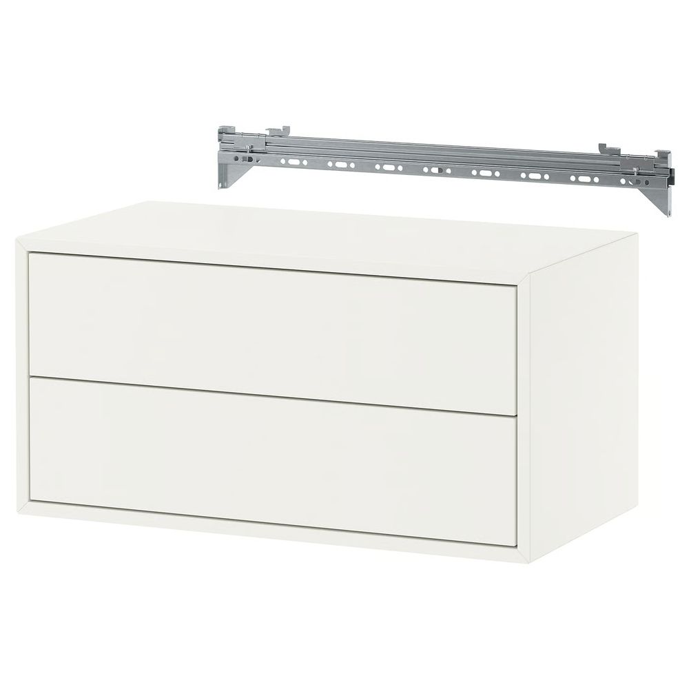 EKET Комбинация д/хранения - с 2 ящиками/белый 70x35x35 см - фото 1