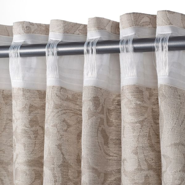 Гардины, 2 шт., с цветочным орнаментом/естественный 155x300 см IKEA ÅSABRITT ОСАБРИТТ 604.937.49 - фото 5