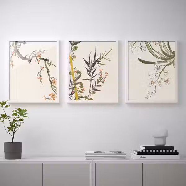 BILD Постер - Цветение 40x50 см - схема-чертеж с размерами