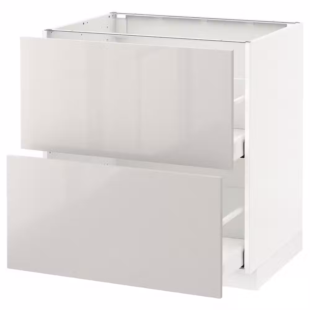 METOD / MAXIMERA Напольн шкаф 2фрнт/2выс ящ - фото 1