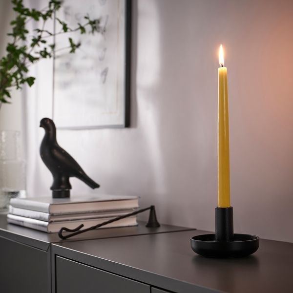 Неароматическая свеча, 25 см, светло-желтый IKEA KLOKHET КЛОКХЕТ 505.481.01 - фото 3