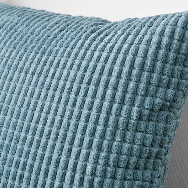 Чехол на подушку, голубой 50x50 см IKEA GULLKLOCKA ГУЛЛЬКЛОКА 904.951.48 - фото 2