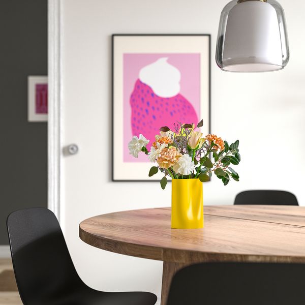 Ваза-лейка, 17 см, ярко-желтый IKEA CHILIFRUKT ЧИЛИФРУКТ 405.451.36 - фото 3