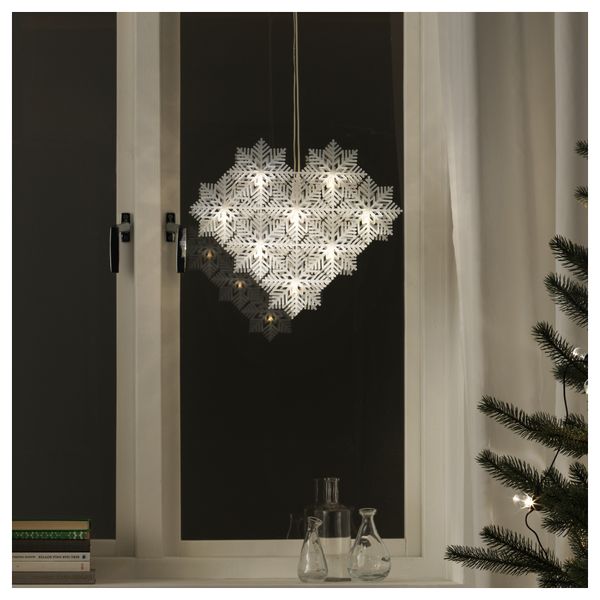 Подвесной светильник, светодиодный СТРОЛА, снежинки - фото 1