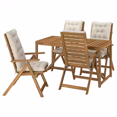 NÄMMARÖ Стол+4 кресла, д/сада