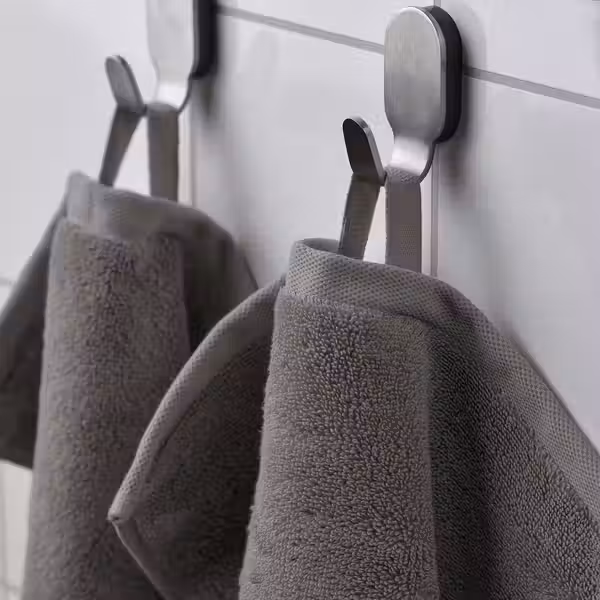 BROKGLIM БРОКГЛИМ Полотенце - серый 30x30 см - фото 3