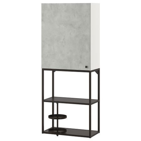 Комбинация для хранения, 60x32x150 см, антрацит IKEA BEGIVENHET БЕГИВЕНХЕТ 893.314.69
