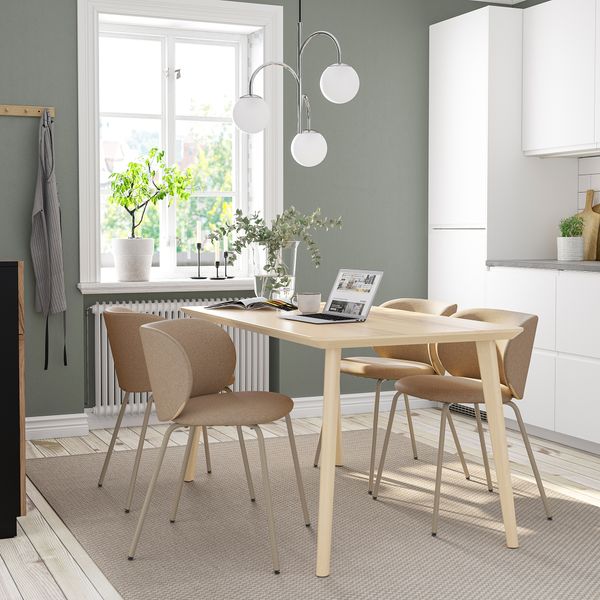 Стол и 4 стула IKEA KRYLBO, LISABO ЛИСАБО 095.355.40 - фото 3