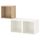 Комбинация настенных шкафов, под беленый дуб/белый 105x35x70 см IKEA EKET ЭКЕТ 992.863.53