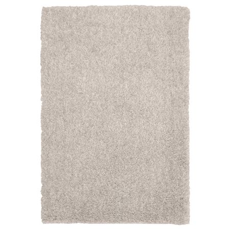 LINDKNUD Ковер, длинный ворс - бежевый 60x90 см