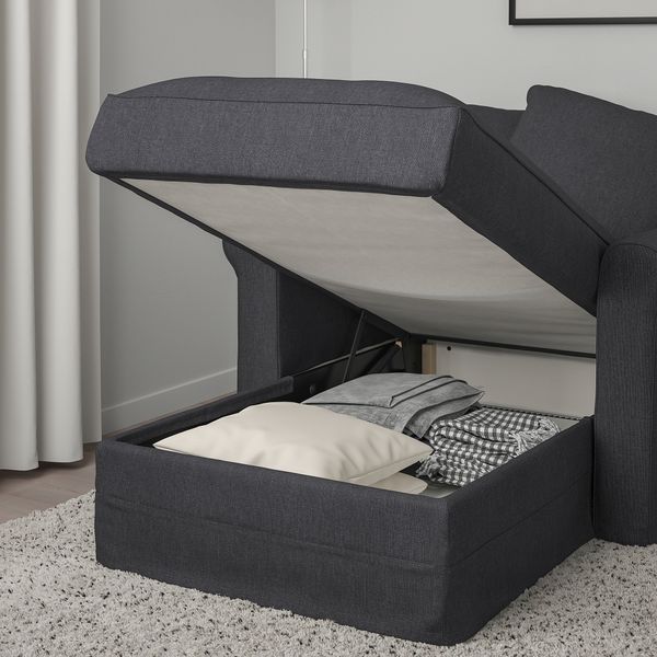 Козетка, Sporda темно-серый IKEA GRÖNLID 194.085.32 - фото 4