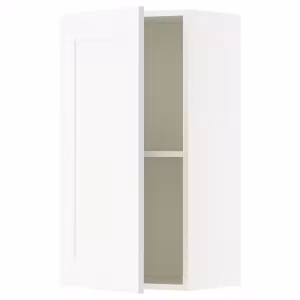 KNOXHULT Навесной шкаф с дверцей - белый каркас 40x75 см - фото 1