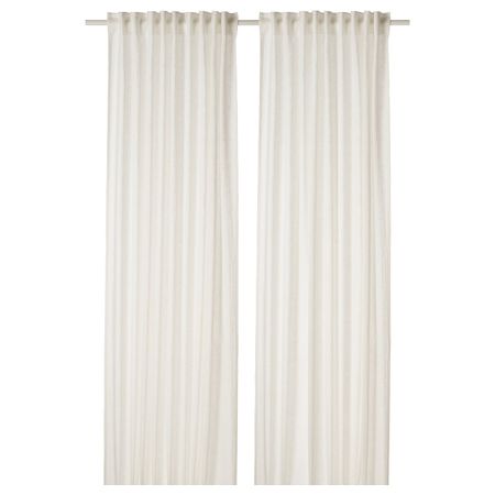 Гардины, 2 шт., белый 145x300 см IKEA DYTÅG ДЮТОГ 104.667.29