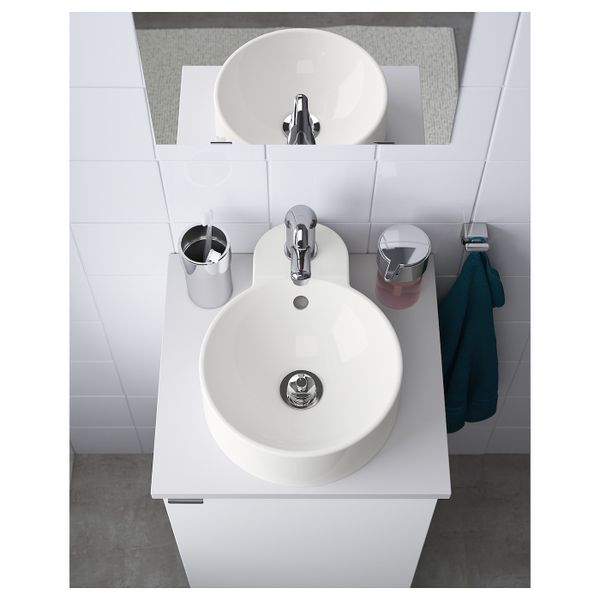 Накладная раковина, белый 29x39 см IKEA ГУТВИКЕН 003.555.81 - фото 3